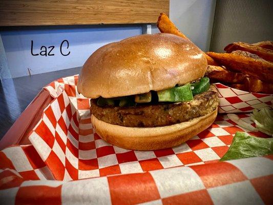 Veggie Burger closeup