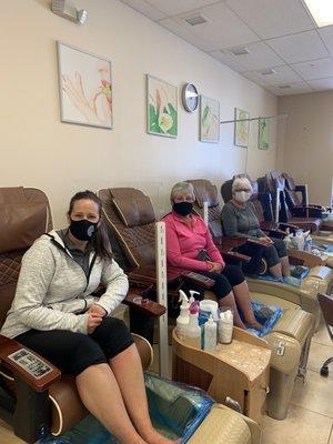 Pedicure chairs