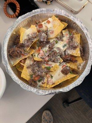 To go order of barbacoa nachos