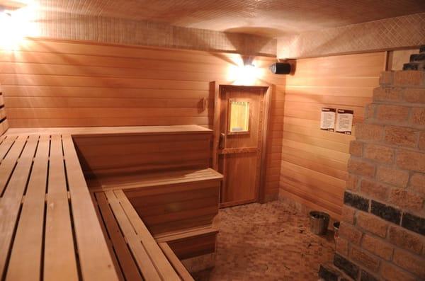 Authentic Slavik sauna room