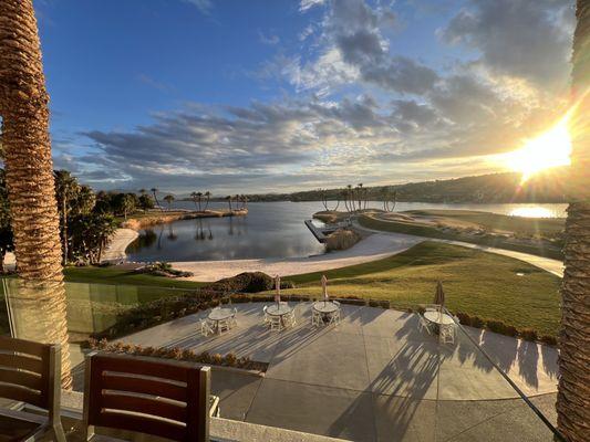 Breathtaking view from clubhouse patio