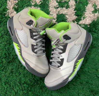 Air Jordan 5 "Green Bean"   Size  13  $110