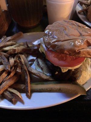 Bacon cheeseburger combo