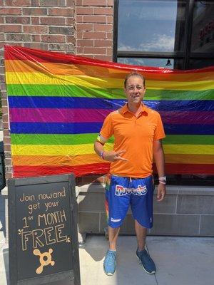 Pride day @ Orange theory.