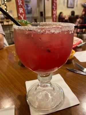 Prickly Pear Margarita oh yeah it's good