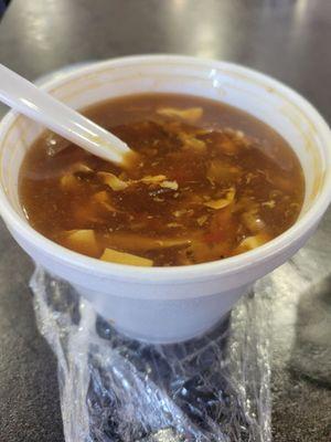 Pot and sour soup works miracles when you're not feeling good.