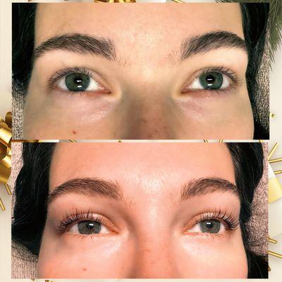 Lash lift and tint!