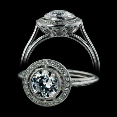 Beverley K diamond halo ring SKU# 102PP1