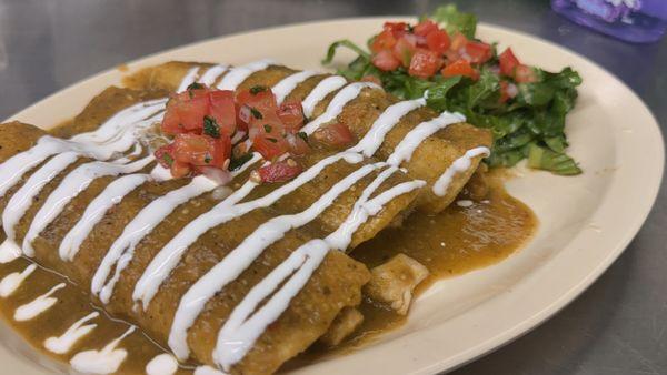 dinner enchiladas