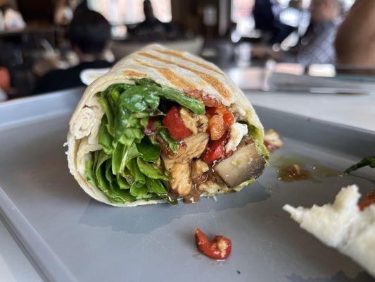 Mediterranean Chicken Wrap