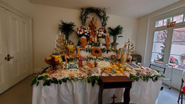 St. Joseph Day Alter