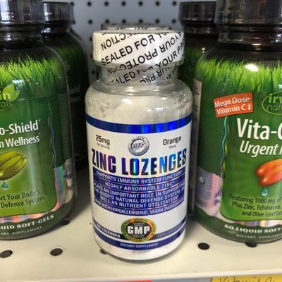 Zinc supports immune system functions. Only $9 in store