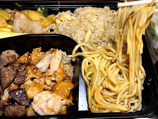 Hibachi noodles w/meal