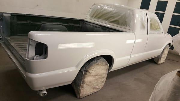 Freshly painted Chevy S10