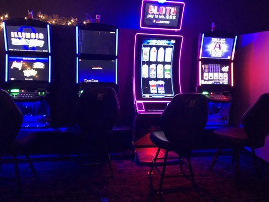 Slot machines. Get your game on!