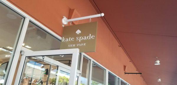 Kate Spade Petaluma - sign outside store