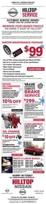 Check out our service specials!