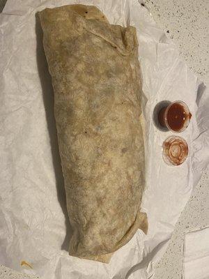 Pollo California burrito