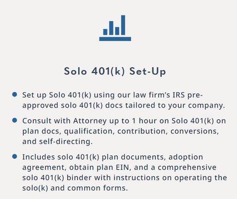 Solo 401K Setup