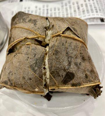 12. Sticky Rice with Meat in Lotus Leaf