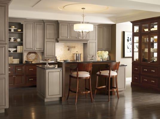 Omega offers an extensive selection of wood types and finishing options, as well as the ability to match existing cabinetry or furniture.