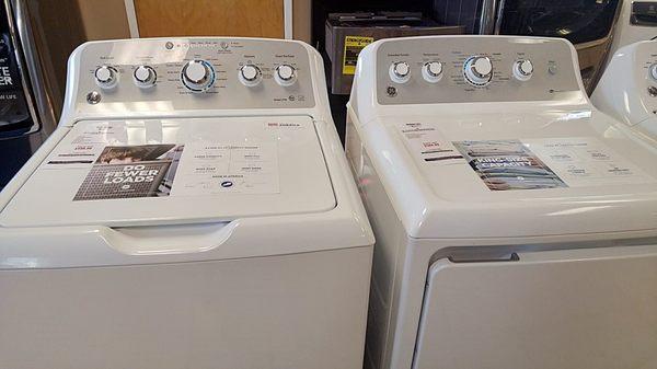 The GE washer & dryer I just bought (well, these are the display models).