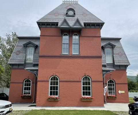 Great local brewery in restored 1880s schoolhouse