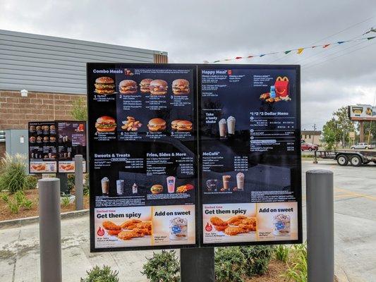 Drive-Thru Menu