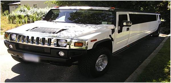 White-hummer-limo