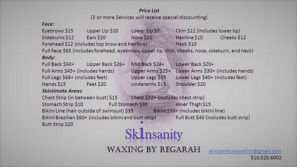 Price List