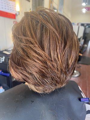 Haircut and color by Fanny