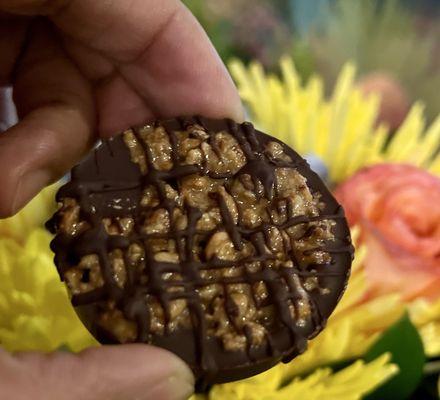 Sunflower butter cup cookie