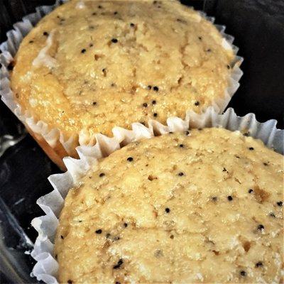 Parsnip, Lemon, and Poppy Seed Muffins