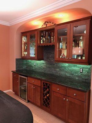 Upgrade your kitchen with glass doors! Available in framed in and frameless cabinets.