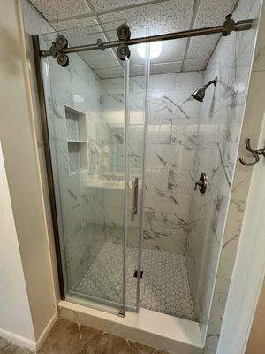 New shower