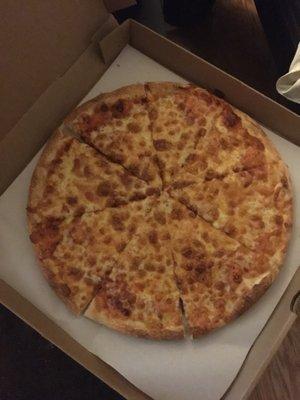 Large cheese pizza