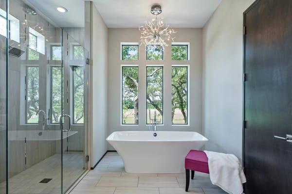 complete bathroom remodel in Houston Texas