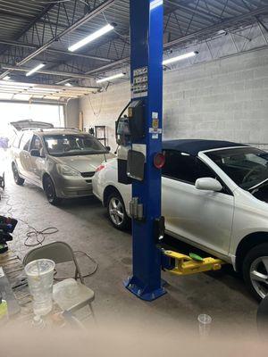 photo of the inside of our auto repair shop in broken arrow