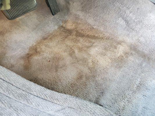 driver side carpet