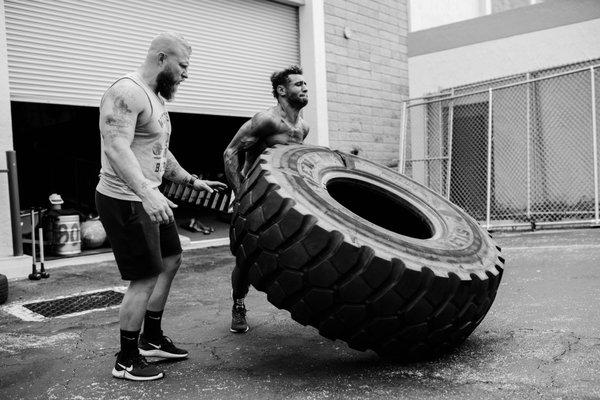 Strongman training for athletes: using tried and true proven methods to enhance strength and conditioning.