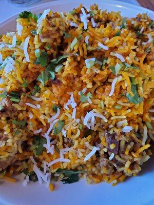 Lamb biryani