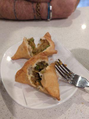 Samosa, steaming hot!