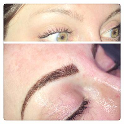 Microblading with Shading