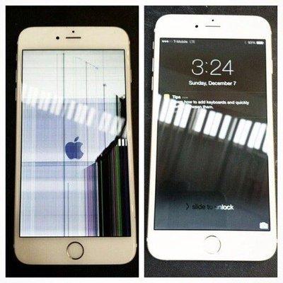 Before&After - iphone screen