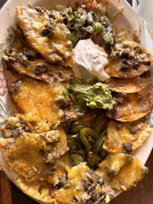 Steak nachos