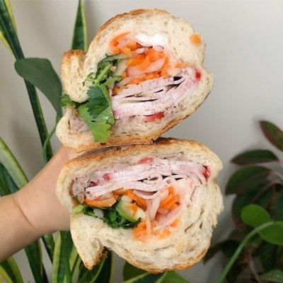 No. 3 Bánh Mì w/ pork, Vietnamese ham, & pâté