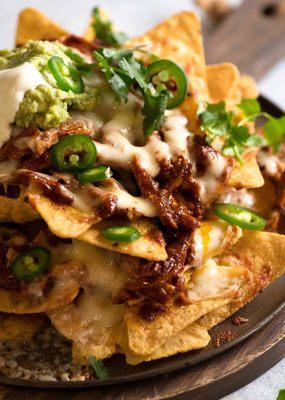 Nachos with meat of your choice