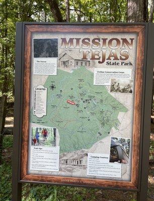 Mission Tejas built in 1934 by the Civilian Conservation Corps.