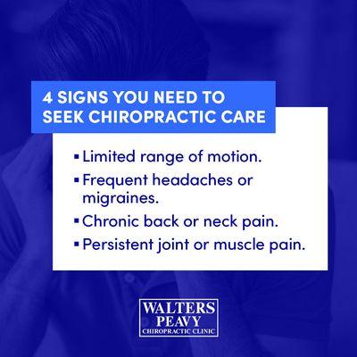 At Walters Peavy Chiropractic Clinic, we provide holistic health focusing on musculoskeletal systems to enhance an individual...