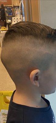 Son haircut #2